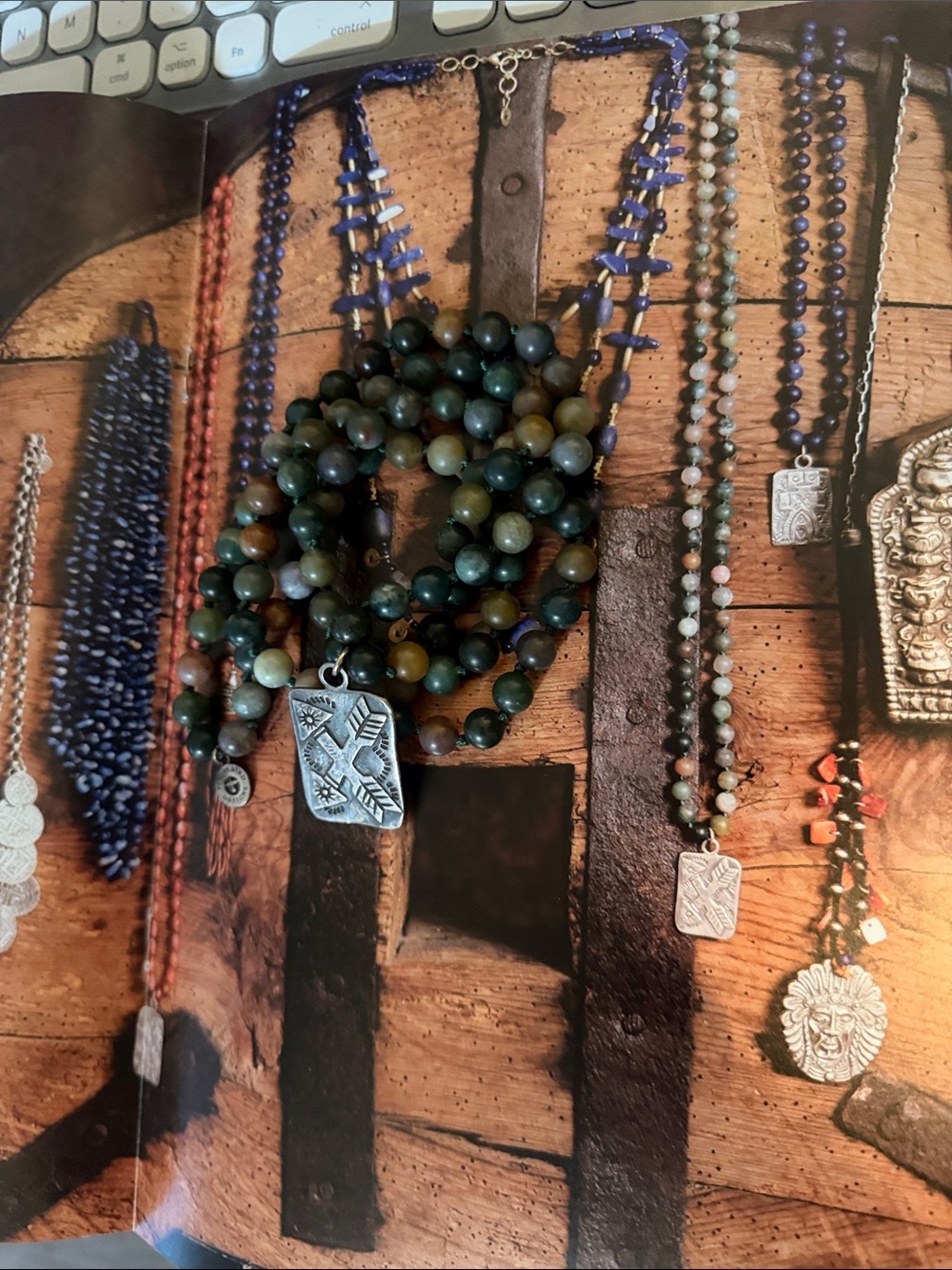 Double D Ranch Green Euphrates Necklace
